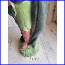 Vintage RARE drummer boy blow mold Xmas nativity scene lawn Shepherd