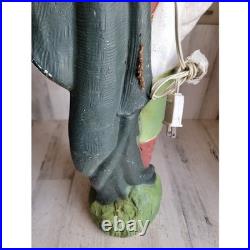 Vintage RARE drummer boy blow mold Xmas nativity scene lawn Shepherd
