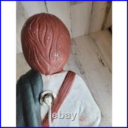 Vintage RARE drummer boy blow mold Xmas nativity scene lawn Shepherd