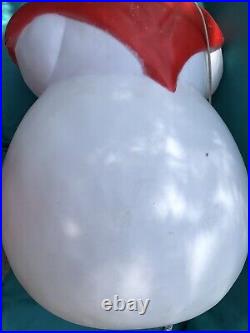Vintage Rate Babushka Snowlady Christmas Blow Mold 1990 Union Products