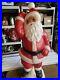 Vintage Red Waving Santa Claus Christmas Blow Mold 40 GENERAL FOAM USA Works