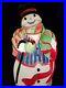 Vintage Santa’s Best Frosty the Snowman NO NOSE Lighted Christmas Blow Mold 43