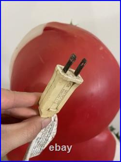 Vintage Santa's Best MRS CLAUS 40 Lighted Blow Mold Christmas WITH Orig. Glasses