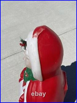 Vintage Santa's Best, MRS. CLAUS 40 Lighted Blow Mold Christmas Yard Decor