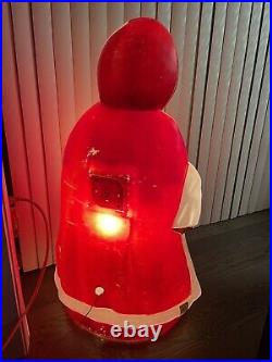 Vintage Santa's Best, MRS. CLAUS 40 Lighted Blow Mold Christmas Yard Decor