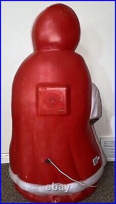 Vintage Santa's Best Mrs. Claus 40 Lighted Blow Mold Christmas Decor READ