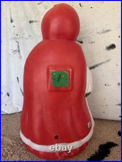 Vintage Santa's Best Mrs. Claus 40 Lighted Blow Mold Christmas Yard Decor