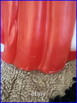 Vintage Santa's Best Mrs. Claus 40 Lighted Blow Mold Christmas Yard Decor