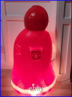 Vintage Santa's Best Mrs. Claus 40 Lighted Blow Mold Christmas Yard Decor