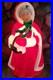 Vintage Santa’s Best Mrs. Claus Lighted 40 Christmas Blow Mold No Glasses