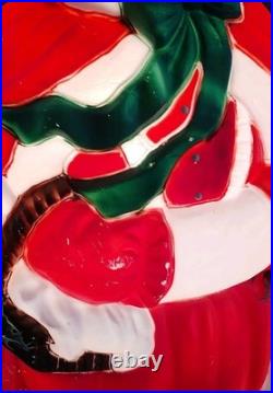 Vintage Santa's Best Mrs. Claus Lighted 40 Christmas Blow Mold No Glasses