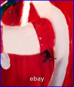 Vintage Santa's Best Mrs. Claus Lighted 40 Christmas Blow Mold No Glasses