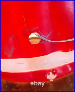 Vintage Santa's Best Mrs. Claus Lighted 40 Christmas Blow Mold No Glasses