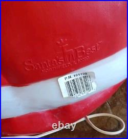Vintage Santa's Best Mrs. Claus Lighted 40 Christmas Blow Mold No Glasses