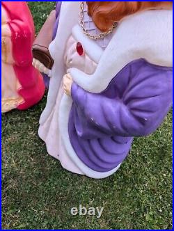 Vintage Santa's Best Nativity Christmas Blow Mold 3 Three Wisemen Set