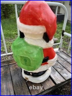Vintage Santa's Best Snoopy Peanuts Christmas Blow Mold 32 Tall Original
