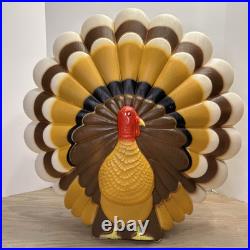 Vintage THANKSGIVING TURKEY Blow Mold Don Featherstone Union Products NO Light