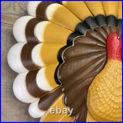 Vintage THANKSGIVING TURKEY Blow Mold Don Featherstone Union Products NO Light
