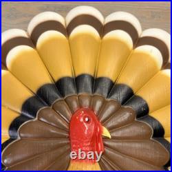 Vintage THANKSGIVING TURKEY Blow Mold Don Featherstone Union Products NO Light