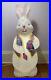 Vintage TPI Easter Bunny Rabbit Blow Mold Plastic Made in Canada 1994