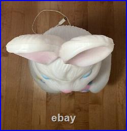 Vintage TPI Easter Bunny Rabbit Blow Mold Plastic Made in Canada 1994