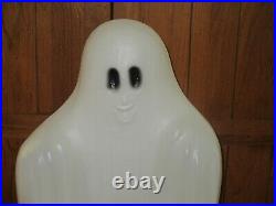 Vintage TPI Ghost with Pumpkin 33 Halloween Blow Mold Yard Light Up Decoration