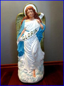 Vintage TPI Gloria Angel Christmas Lighted Plastic Blow Mold 34 Tall