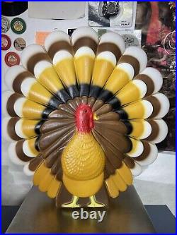 Vintage Thanksgiving turkey blow mold Don Featherstone Union Products decoration
