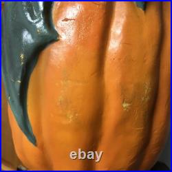 Vintage Trendmaster Bat and Pumpkin Totem Stack Halloween Foam Mold 1993