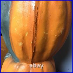 Vintage Trendmaster Bat and Pumpkin Totem Stack Halloween Foam Mold 1993
