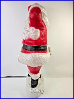 Vintage Union 43 Santa Reading List Lighted Blow Mold