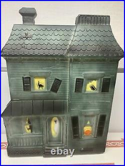 Vintage Union Blow Mold Halloween Haunted House Don Featherstone 1995 Excellent
