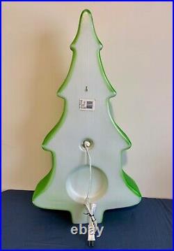 Vintage Union Don Featherstone 29 Green Lighted Christmas Tree, Looks New