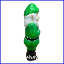 Vintage Union Don Featherstone Blow Mold St Patrick's Leprechaun Gnome NO LIGHT