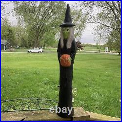 Vintage Union Don Featherstone Pencil Witch Blow Mold. Halloween. 36-37
