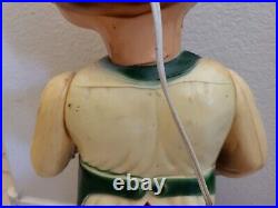 Vintage Union Products Blow Mold ELF 22 Christmas Jointed Lighted 1950-60s RARE