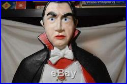 Vintage Union Products and Halloween Bela Lugosi Blow Mold Don Featherstone 1998