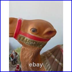 Vintage general foam large camel blow mold Nativity lawn decor Xmas