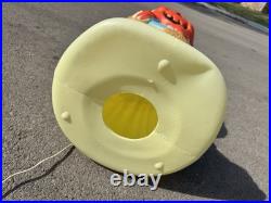 Vintage pumpkin scarecrow Blow Mold 33 Lighted 90's General Foam Nice