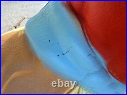 Vintage pumpkin scarecrow Blow Mold 33 Lighted 90's General Foam Nice