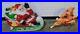 Vtg 1970 Empire Santa Reindeer Sleigh Lighted Table Top Blow Mold Made in USA