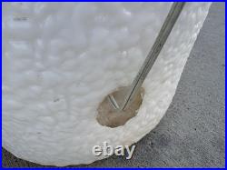 Vtg 1995 40 TPI Snowman Holding a Shovel Christmas Wreath Blow Mold Xmas