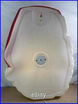 Vtg 34 Empire Blow Mold Santa Face Head Lighted Outdoor Christmas Decor EMPIRE