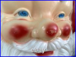 Vtg 34 Empire Blow Mold Santa Face Head Lighted Outdoor Christmas Decor EMPIRE