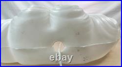 Vtg 34 Empire Blow Mold Santa Face Head Lighted Outdoor Christmas Decor EMPIRE