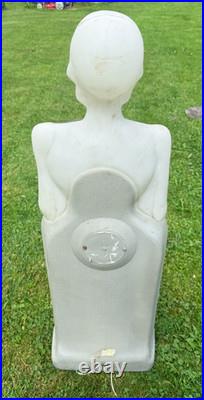 Vtg 35 Skeleton Tombstone Blow Mold R. I. P. Ashes to Ashes Empire Halloween USA