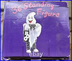 Vtg 90s Kmart Porch Kids 36 Halloween Ghost & Jack-O'-Lantern Door Greeter Box