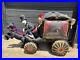 Vtg Airblown Inflatables Horseman Carriage Coach Halloween Decoration Huge 8ft