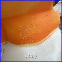 Vtg Disney Tigger Christmas 36 Lighted Plastic Blow Mold Santa's Best
