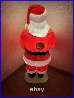 Vtg Empire 41 African American Black Santa Claus Blow Mold Stocking RARE